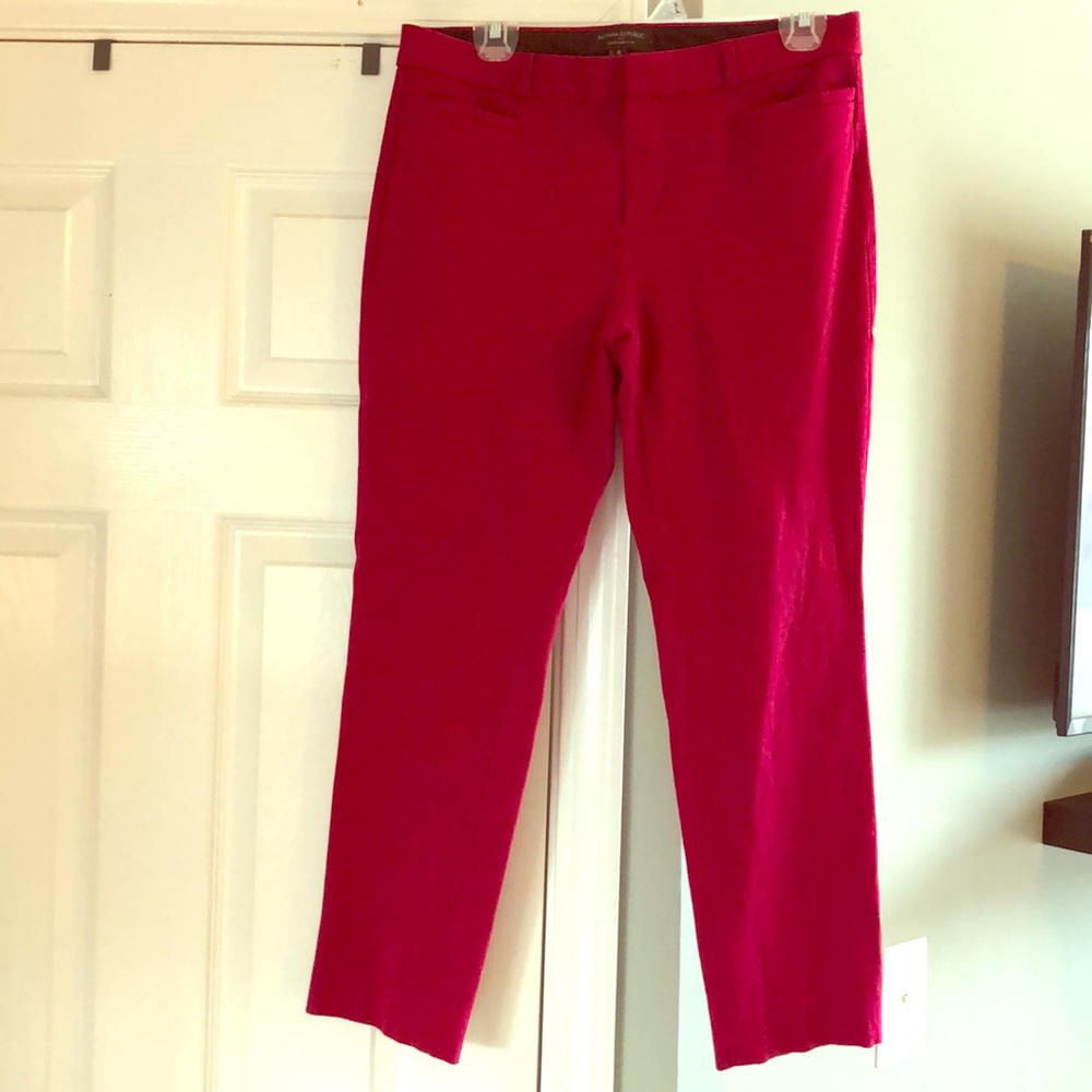 Banana Republic Dark Pink Pants